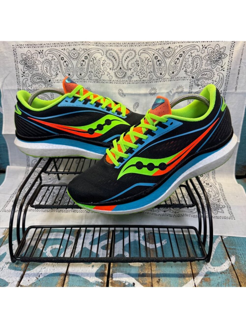 Saucony Endorphin Speed Series Black Mens 11.5 Running Sneaker S20597-25 Worn 1X